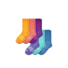 Load image into Gallery viewer, Bright Marls Calf Sock 6-Pack
