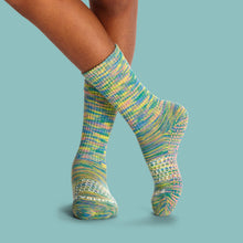 Load image into Gallery viewer, Youth Space Dye Gripper Calf &amp; Ankle Sock 8-Pack
