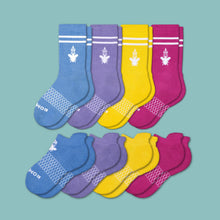 Load image into Gallery viewer, Youth Solids Calf &amp; Ankle Sock 8-Pack

