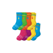 Load image into Gallery viewer, Youth Brights Calf Sock 8-Pack
