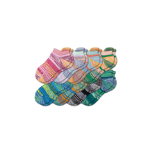 Load image into Gallery viewer, Youth Brush Stripe Calf Sock 8-Pack
