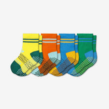 Load image into Gallery viewer, Toddler Gripper Calf Sock 4-Pack
