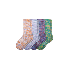 Load image into Gallery viewer, Youth Space Dye Calf Sock 4-Pack
