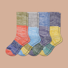 Load image into Gallery viewer, Men's Tri-Block Calf Socks 4-Pack
