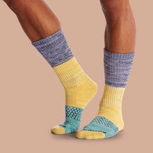 Load image into Gallery viewer, Men's Tri-Block Calf Socks 4-Pack
