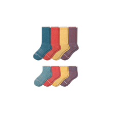Load image into Gallery viewer, Men's Merino Wool Calf &amp; Quarter Sock 8-Pack
