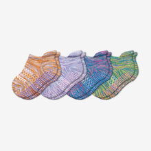 Load image into Gallery viewer, Toddler Space Dye Gripper Ankle Sock 4-Pack

