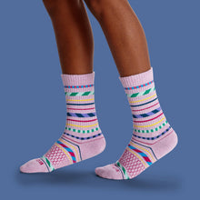 Load image into Gallery viewer, Youth Stripe Dream Calf Sock 4-Pack
