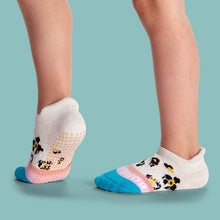 Load image into Gallery viewer, Toddler Leopard Ankle Gripper Sock 4-Pack

