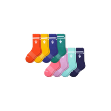 Load image into Gallery viewer, Youth Solid Calf Sock 8-Pack
