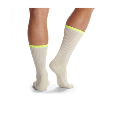 Load image into Gallery viewer, Men's Solid Neon Tipping Calf Socks
