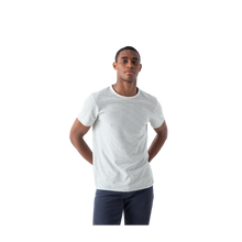 Load image into Gallery viewer, Men's Pima Cotton Striped Crew Neck T-Shirt
