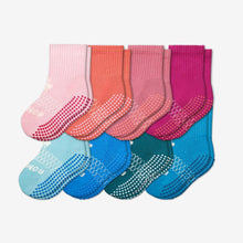 Load image into Gallery viewer, Toddler Gripper Calf Sock 8-Pack
