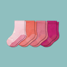 Load image into Gallery viewer, Toddler Gripper Calf Sock 4-Pack
