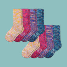 Load image into Gallery viewer, Youth Space Dye Calf Sock 8-Pack
