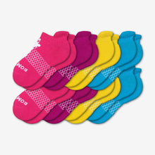 Load image into Gallery viewer, Youth Brights Ankle Sock 8-Pack
