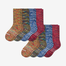 Load image into Gallery viewer, Youth Space Dye Calf Sock 8-Pack
