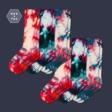 Load image into Gallery viewer, Youth Tie Dye Active Ski &amp; Snowboard Sock 6-Pack
