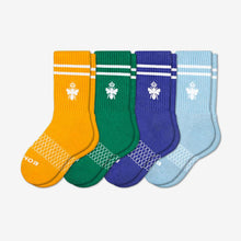 Load image into Gallery viewer, Youth Solid Calf Sock 4-Pack
