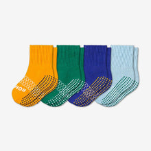 Load image into Gallery viewer, Toddler Gripper Calf Sock 4-Pack
