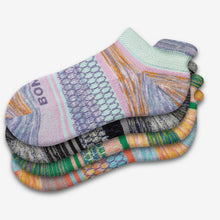 Load image into Gallery viewer, Youth Brush Stripe Ankle Sock 8-Pack

