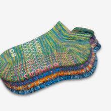 Load image into Gallery viewer, Youth Space Dye Gripper Ankle Sock 8-Pack
