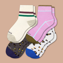 Load image into Gallery viewer, Women's Lightweight Quarter Sock 4-Pack
