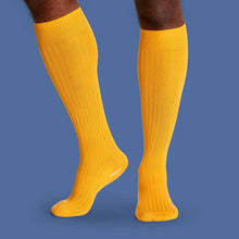 Load image into Gallery viewer, Men's Ribbed Dress Over the Calf Sock 8-Pack

