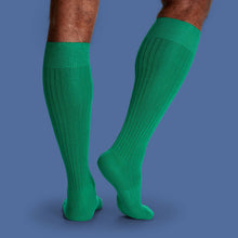 Load image into Gallery viewer, Men's Ribbed Dress Over the Calf Sock 8-Pack
