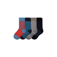Load image into Gallery viewer, Youth Dress Calf Sock 4-Pack
