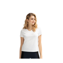Load image into Gallery viewer, Women's Pima Cotton V-Neck T-Shirt
