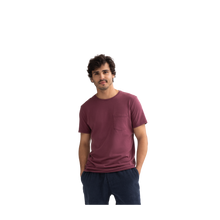 Load image into Gallery viewer, Men's Garment Wash Pocket Crew Neck T-Shirt

