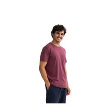 Load image into Gallery viewer, Men's Garment Wash Pocket Crew Neck T-Shirt
